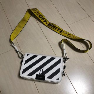 オフホワイト(OFF-WHITE)の【 off-white 】正規品　オフホワイト  クリップショルダーバッグ(ショルダーバッグ)