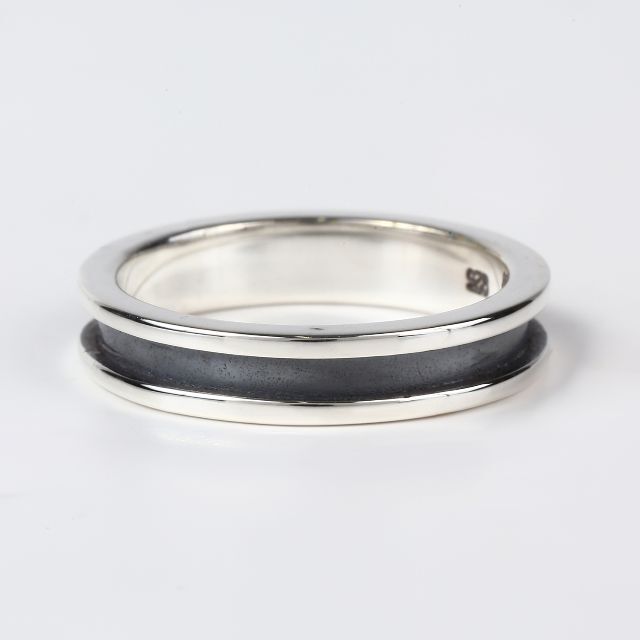 (23号) シルバー リング 925 メンズ 指輪 黒化 ブラック メンズのアクセサリー(リング(指輪))の商品写真