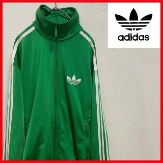 アディダス(adidas)の【即完モデル】adidas グリーン ファイヤーバード トラックジャケット 緑(ジャージ)