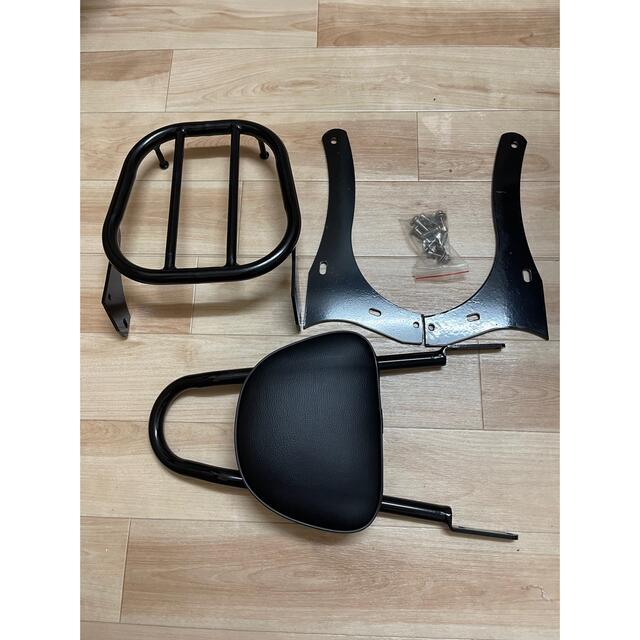 新品 レブル250/500 リア キャリア バックレスト付き&サイド 新品 レブル250/500 リア キャリア バックレスト付き&サイド