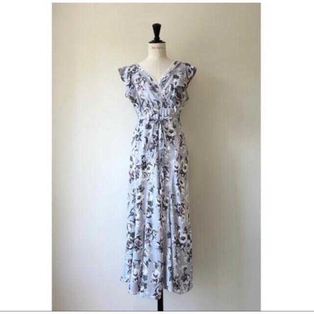 【人気No.1】ワンピース商品サイズ herlipto English Rose Garden Dress 色sky