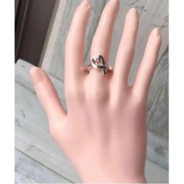 極美品 Tiffanyティファニー ラビングハートリング 指輪 9号 SV925 極美品 Tiffanyティファニー ラビングハートリング 指輪 9号 SV925