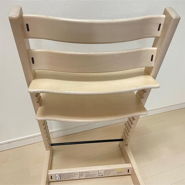 Stokke(ストッケ)の【ベビーセット付き】ストッケ　トリップトラップ　シリアル４　　ベビーチェア キッズ/ベビー/マタニティの寝具/家具(その他)の商品写真