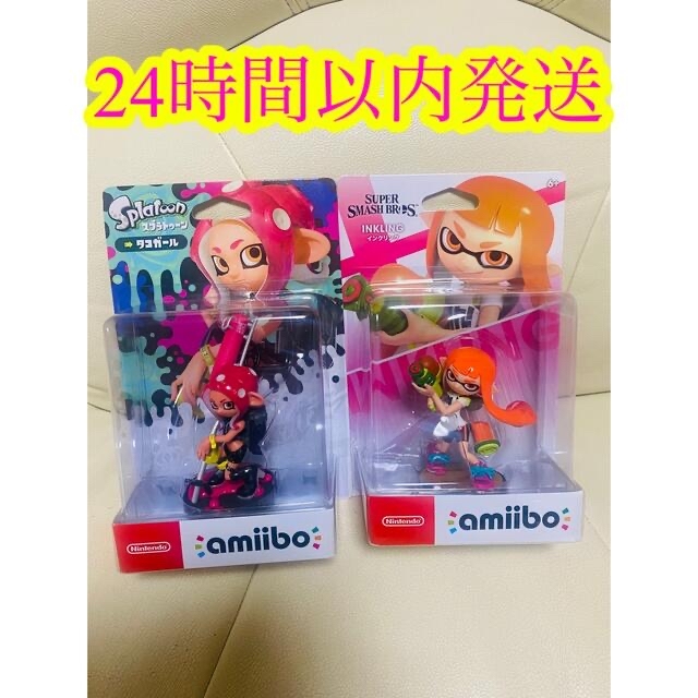 任天堂 - スプラトゥーン amiibo タコガール インクリング 2点セットの