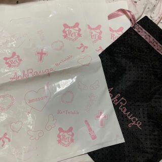 アンクルージュ(Ank Rouge)のAnk Rouge☆新品☆ビニールショッパー3枚＆ラッピングショッパー1枚☆(ショップ袋)