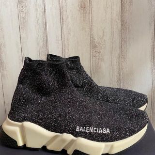 Balenciaga - BALENCIAGA スピードトレーナー ラメの通販 by bebe's