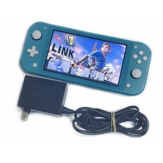 液晶綺麗 任天堂 スイッチ ライト Switch Lite ターコイズ 動作〇の