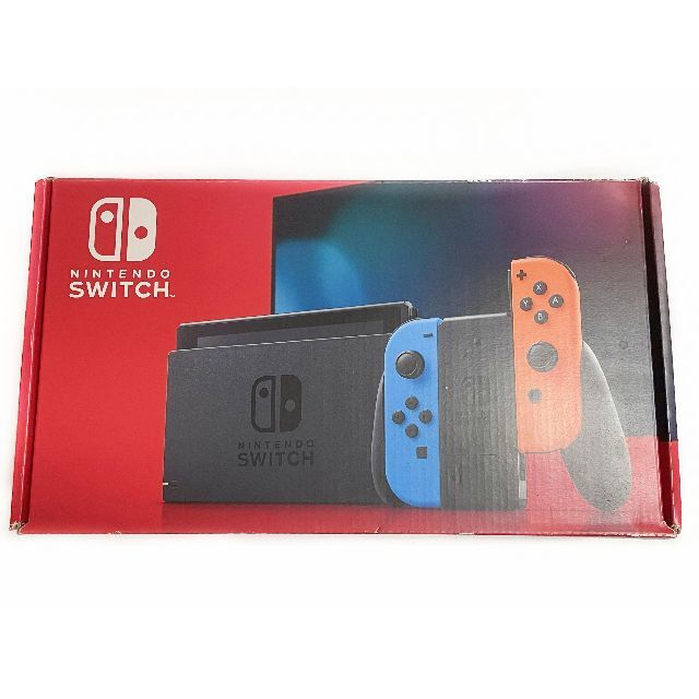 美品 新型 NINTENDO 任天堂 スイッチ Switch ブルーレッド