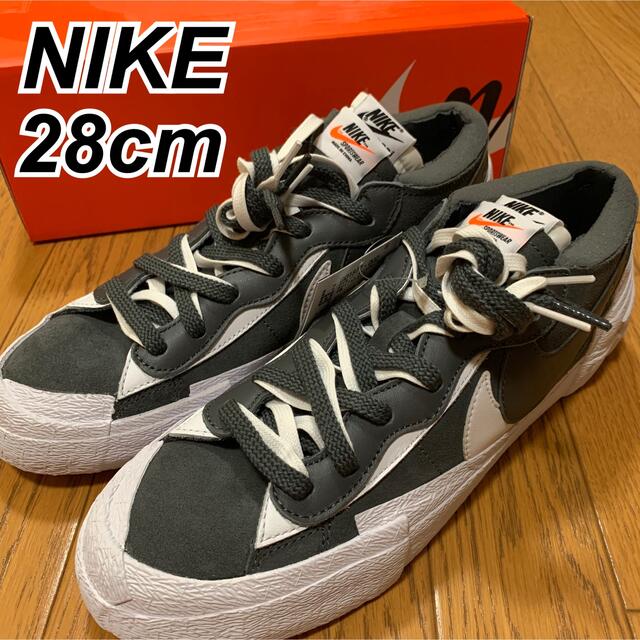 nike blazer low sacai 28cm