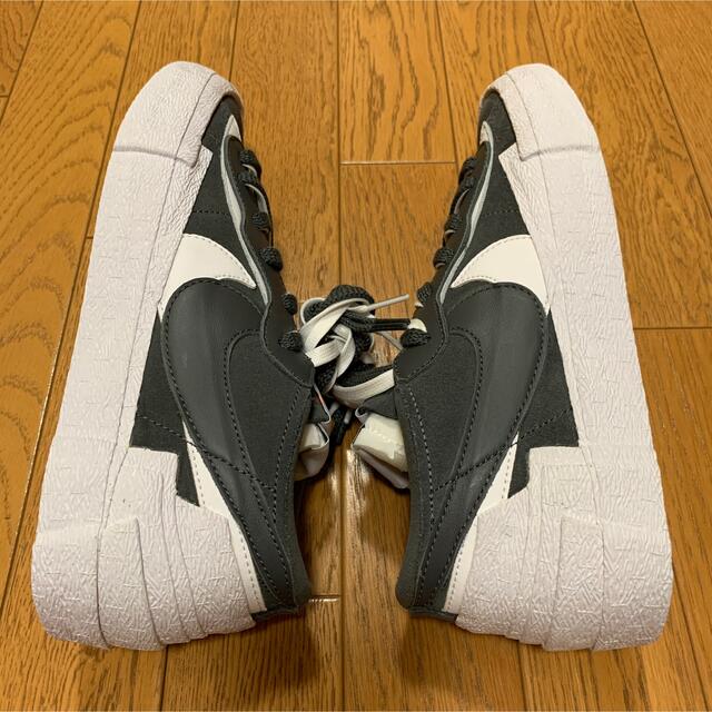 SACAI × NIKE BLAZER LOW "IRON GREY" 4