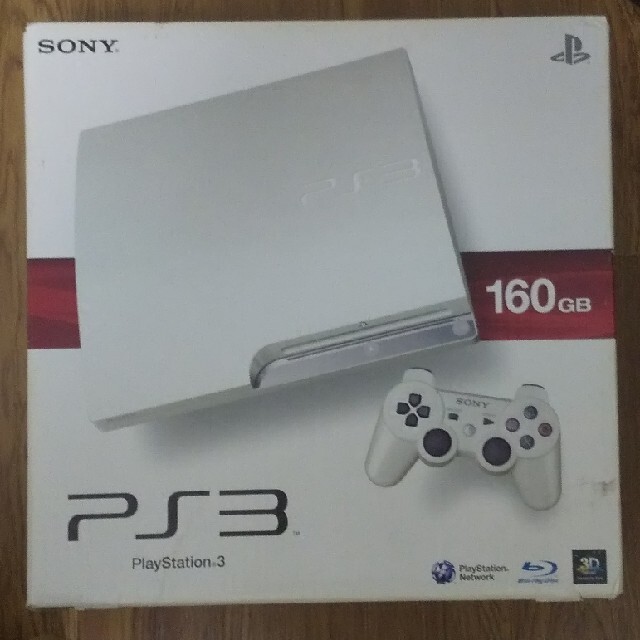 PlayStation3(プレイステーション3)のSONY PlayStation3 CECH-2500A LW エンタメ/ホビーのゲームソフト/ゲーム機本体(家庭用ゲーム機本体)の商品写真