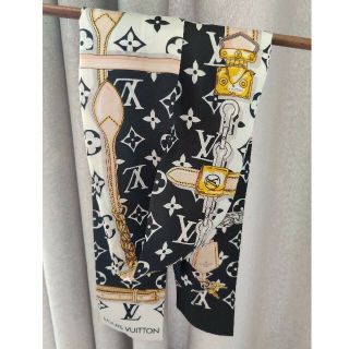 ヴィトン(LOUIS VUITTON) バンダナ/スカーフ(レディース)(ブラック