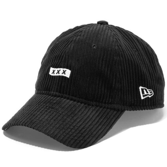 新品 GOD SELECTION XXX NEW ERA CAP 帽子 黒メンズ