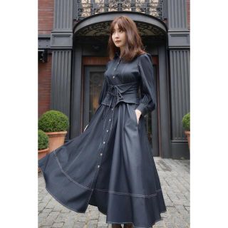 ハーリップトゥ(Her lip to)のherlipto Loulou Corset Long Dress Sサイズ(ロングワンピース/マキシワンピース)