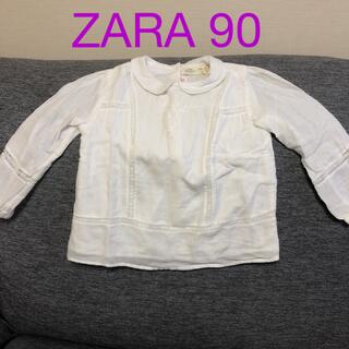 ザラキッズ(ZARA KIDS)のZARA トップス　長袖シャツ　90(Tシャツ/カットソー)