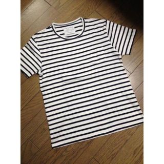 アーバンリサーチ(URBAN RESEARCH)の美品URBAN RESEARCH ポケット付ボーダーカットソー アーバン(Tシャツ/カットソー(半袖/袖なし))