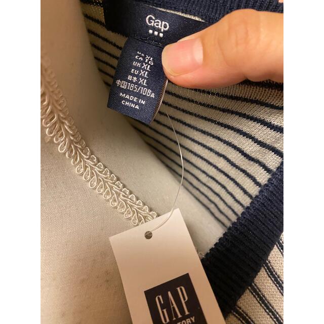 GAP(ギャップ)のGAP ギャップ　長袖　トップス　ニット　XL 新品　タグ付き メンズのトップス(ニット/セーター)の商品写真