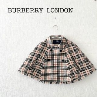 バーバリー(BURBERRY)のバーバリーロンドン★ポンチョ★ケープ★ベージュチェック★キルティング★マント(その他)