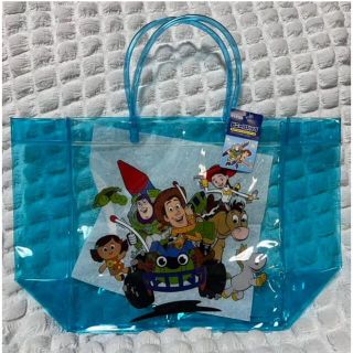 ディズニー(Disney)のトイストーリー♡めちゃ可愛いビニールバッグ♡新品(トートバッグ)