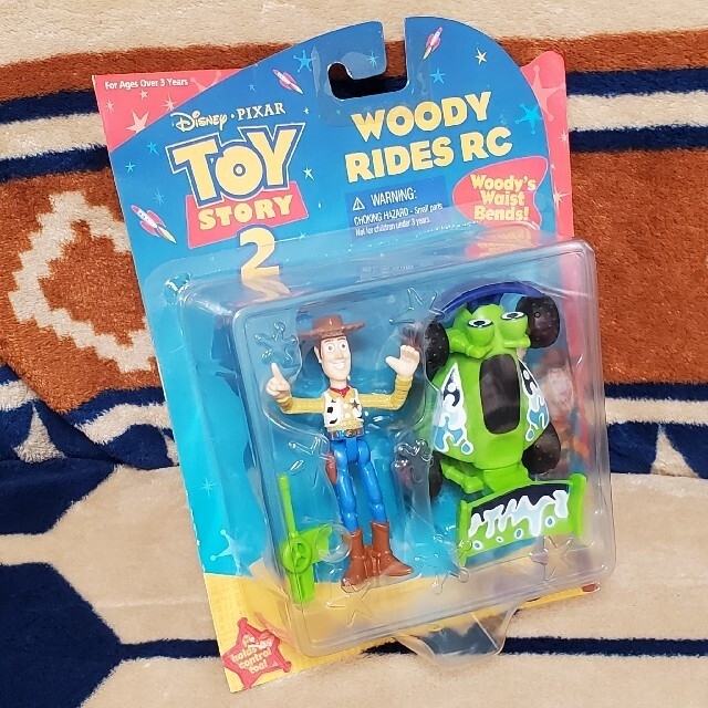 Disney トイストーリー\u0026２ウッディ RCカー ブリスター入フィギュアセット