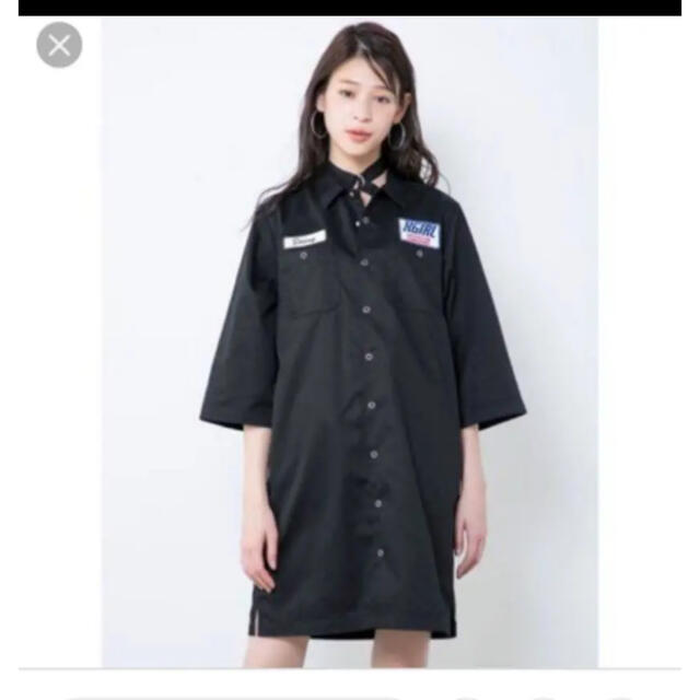 X-girl Work Shirt dress ワークシャツ ワンピース