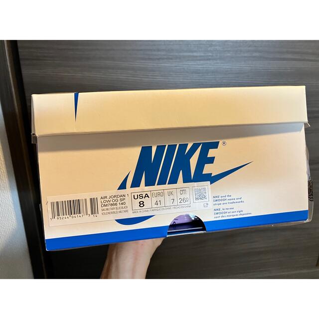 NIKE(ナイキ)のTravis Scott × Fragment × Nike AJ1 LOW メンズの靴/シューズ(スニーカー)の商品写真