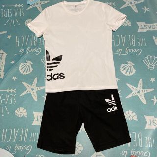 アディダス(adidas)のメンズTシャツ&ショートパンツ☆上下セット(Tシャツ/カットソー(半袖/袖なし))