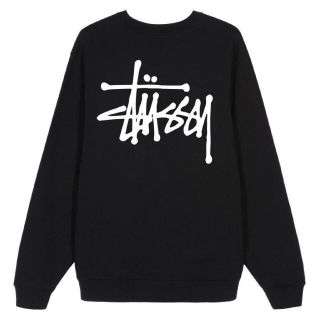 ステューシー(STUSSY)の☆新品☆STUSSY (ステューシー) スウェット トレーナー ブラック L(スウェット)