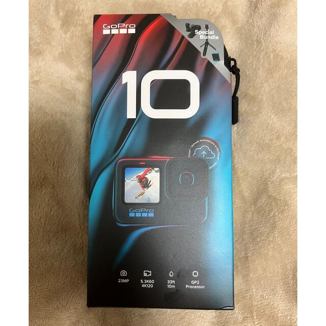 GoPro10 HERO10 Black 1回使用の美品 おまけ付き 欲しいの 49.0%割引