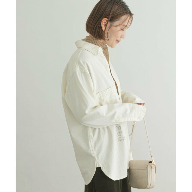 IVORY】『別注』PAY-DAY*F by ROSSO ペイントオーバーシャツ ...