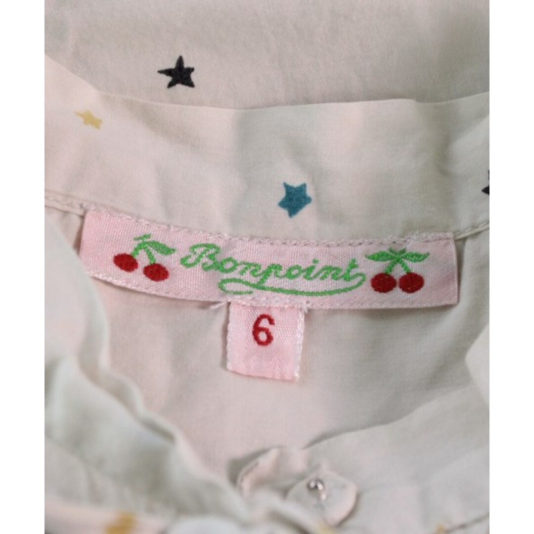 Bonpoint(ボンポワン)のbonpoint ボンポワン シャツ 110 ベージュ系(星柄) 【古着】【中古】 キッズ/ベビー/マタニティのキッズ服女の子用(90cm~)(ブラウス)の商品写真