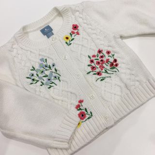 ベビーギャップ(babyGAP)の新品タグ付♡ GAP 花柄 カーディガン(カーディガン)