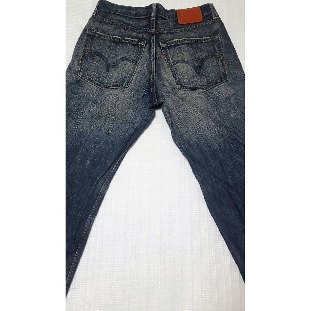 Levi's 502 リーバイス デニム ユーズド加工 濃紺 牛革パッチ W30 | フリマアプリ ラクマ
