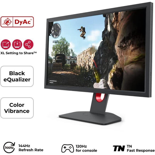 特別送料無料！】 BenQ Zowie 応答速度1ms esports(シールド別売り・S