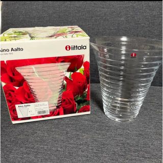 イッタラ(iittala)のイッタラ　iittala　アイノ・アアルト　フラワーベース　花瓶　クリア(花瓶)