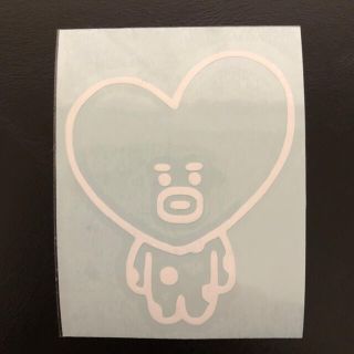 ビーティーイシビル(BT21)のBT21 TATA カッティング ステッカー　(アイドルグッズ)