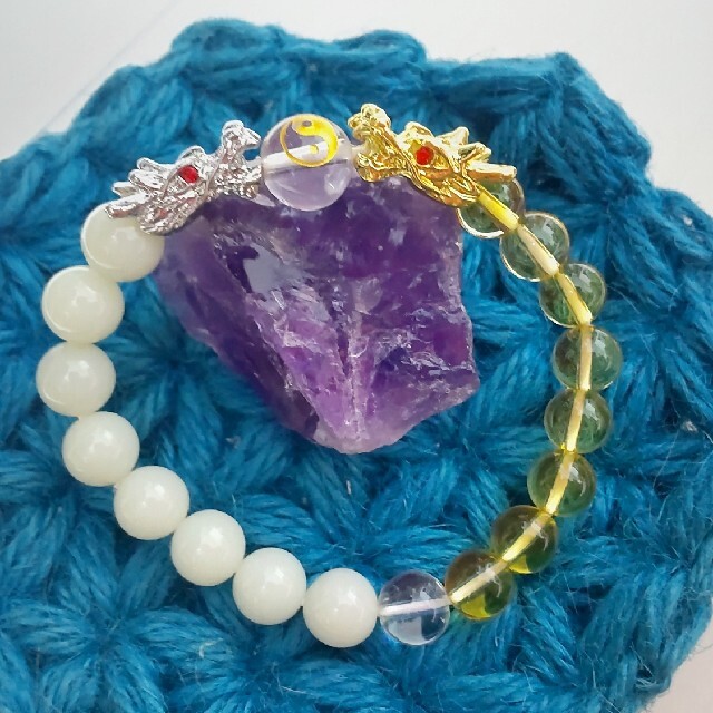 人気商品!】 激レア✨秘宝放出✨双弁財天天珠✨極上SA宝石質