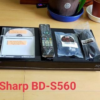 シャープ(SHARP)の[中古] シャープ ブルーレイレコーダー BD-S560 500GB 14年製(ブルーレイレコーダー)