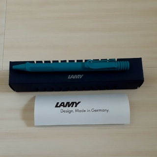 ラミー(LAMY)のLAMY ラミー サファリ ノック式油性ボールペン キャンディアクアマリン(ペン/マーカー)