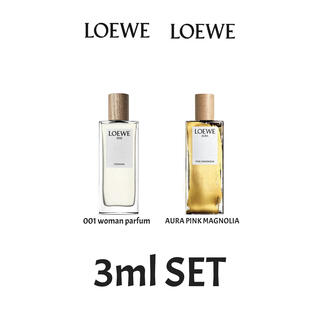 ロエベ(LOEWE)の 001womanparfum&AURAPINKMAGNOLIA  3mlSET(香水(女性用))