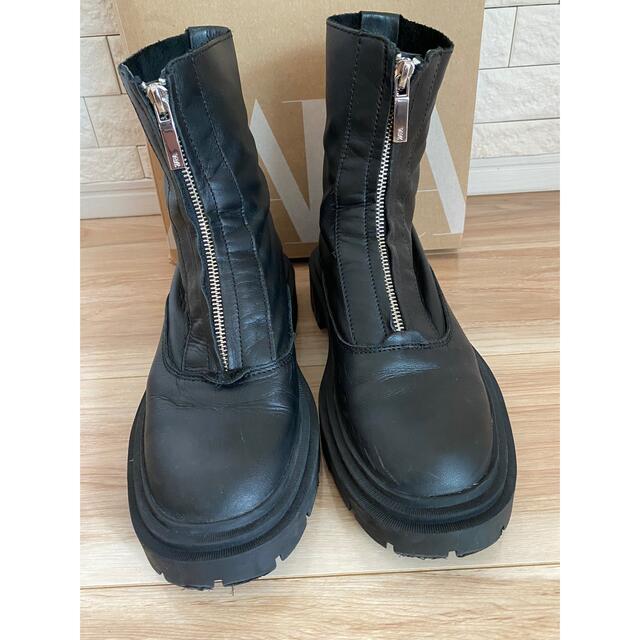ZARA - zara リアルレザーブーツ ジップ付き 37 美品の通販 by ZARA - zara リアルレザーブーツ ジップ付き 37 美品の通販 by