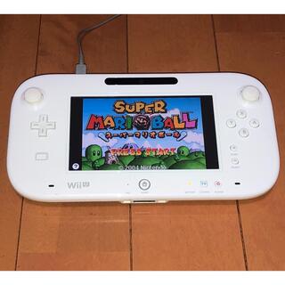 ウィーユー(Wii U)の任天堂 WiiU ゲームパッド ホワイト タッチペン付き(家庭用ゲーム機本体)