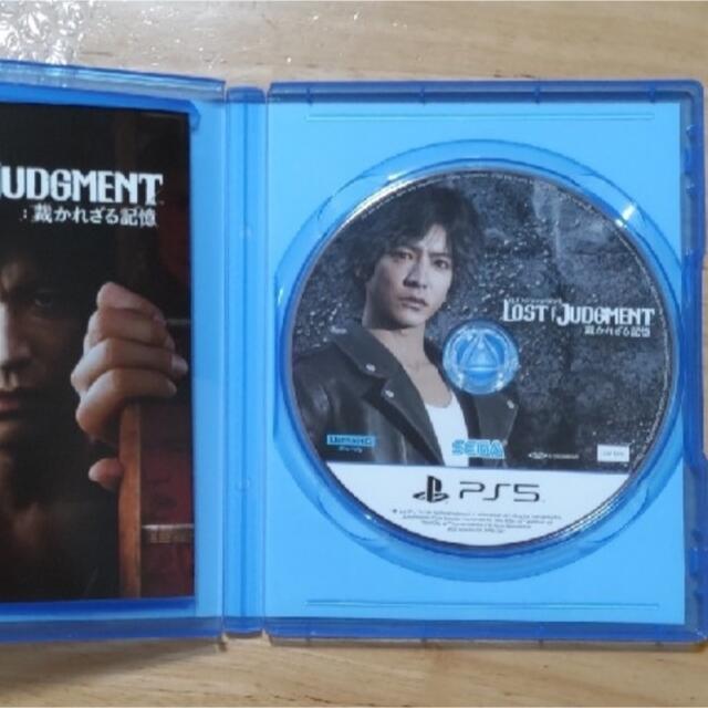 LOST JUDGMENT：裁かれざる記憶 PS5 エンタメ/ホビーのゲームソフト/ゲーム機本体(家庭用ゲームソフト)の商品写真