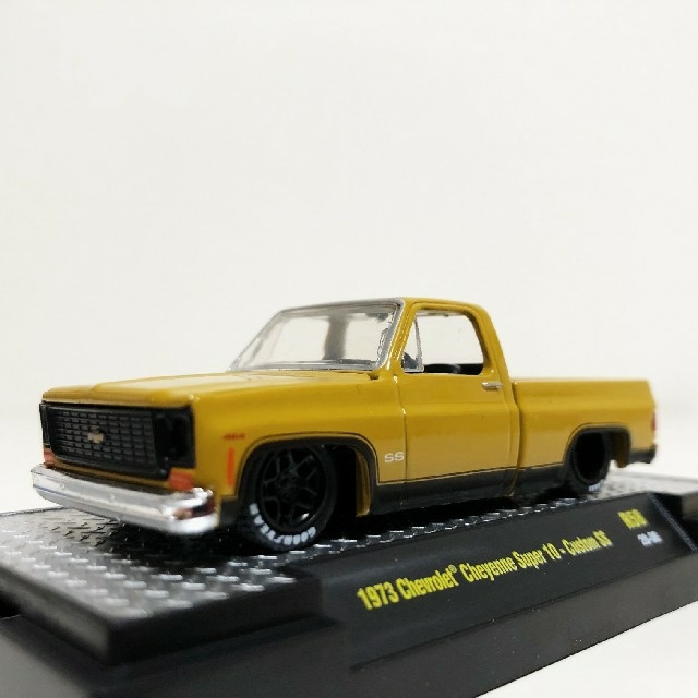 Chevrolet(シボレー)のM2/'73 Chevyシボレー Cheyenneシャイアン 1/64 エンタメ/ホビーのおもちゃ/ぬいぐるみ(ミニカー)の商品写真