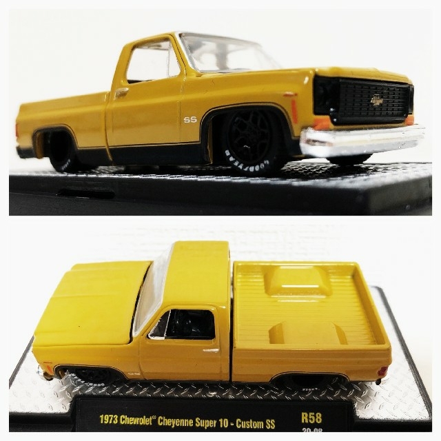 Chevrolet(シボレー)のM2/'73 Chevyシボレー Cheyenneシャイアン 1/64 エンタメ/ホビーのおもちゃ/ぬいぐるみ(ミニカー)の商品写真