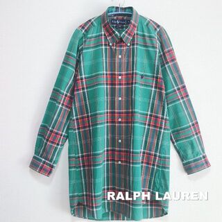 ラルフローレン(Ralph Lauren)の【Ralph Lauren】90'S BLAIRE ビックサイズ ロング シャツ(シャツ/ブラウス(長袖/七分))