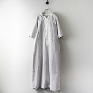 美品 2021SS j.s. luxe seya. セヤ SANADA TIGHT COTTON MALTA DRESS コットンワンピース L/オフホワイト【2400012970052】(その他)