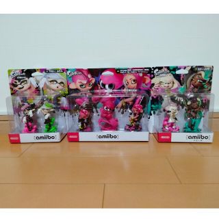 ニンテンドウ(任天堂)のスプラトゥーン amiibo テンタクルズ シオカラーズ  タコ トリプルセット(ゲームキャラクター)