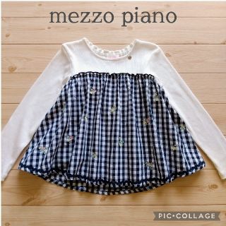 メゾピアノ(mezzo piano)のmezzo piano メゾピアノ 110 120  チュニック フレア(Tシャツ/カットソー)