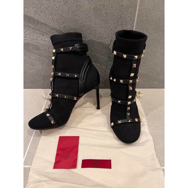 専用です!VALENTINO ヴァレンティノ ソックスブーツ 古典 14280円